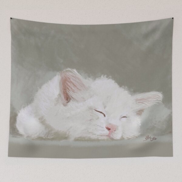 Item preview, Cozy sleeping cat designed and sold by NathBros.