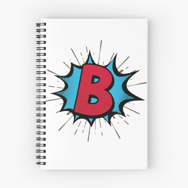 Item preview, Monogram B Cartoon ExplosionE ffect   designed and sold by simplymonogram.
