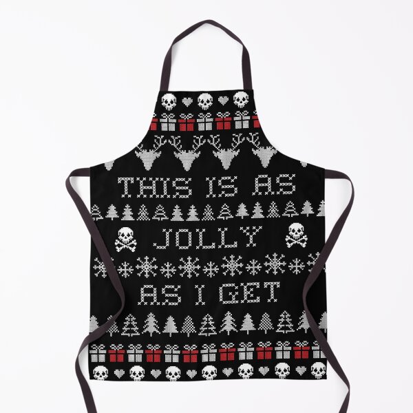 Item preview, Esto es tan alegre como puedo conseguir, suéter navideño feo y esquelético designed and sold by dystopic.