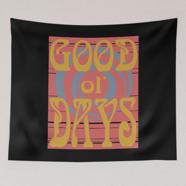 Item preview, Good ol' Days, Stylish, Retro, Retrograde, Vintage, Rivival, Minimalist, Typography, Aesthetic  designed and sold by DULCE76.