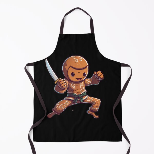 Item preview, Gingerbread Ninja: Stealthy Sugar Warrior designed and sold by FunnyDesignsArt.