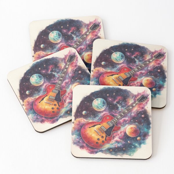 Item preview, Space Guitar, Guitar in Space designed and sold by roni-and-rye.