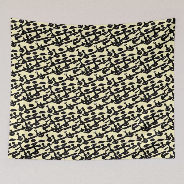 Item preview, Abstract Chess Set - Seamless Pattern designed and sold by Chubuter.