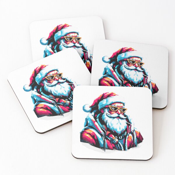 Item preview, Christmas Hip Hop: Santa with PixelVibes and Attitude designed and sold by DESING-WALL.