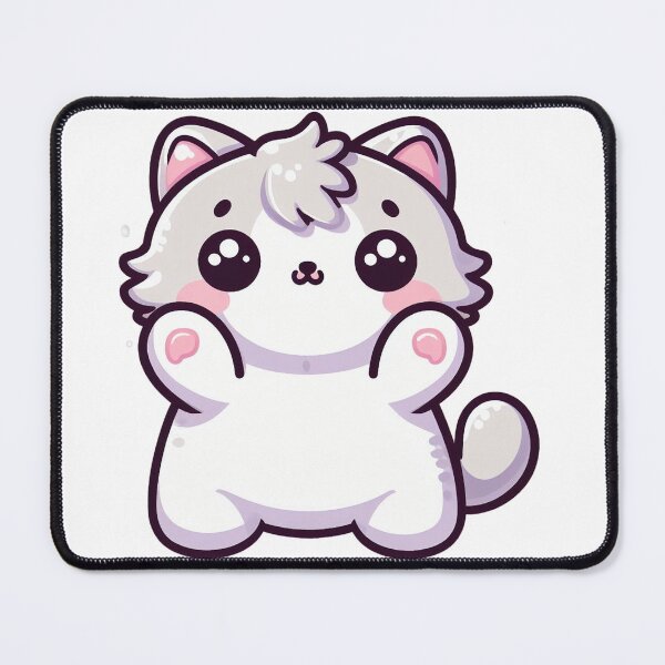 Item preview, Cute white kitty  designed and sold by Wxjtecki.