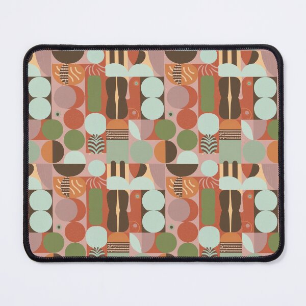 Item preview, Warm Autumn / True Autumn pattern, skin-tone matching, personal color analysis, PCA, abstract geometric pattern designed and sold by look4seasons.
