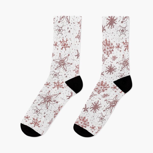 Item preview, Rough Red Snowflakes designed and sold by HeartonSleeves.