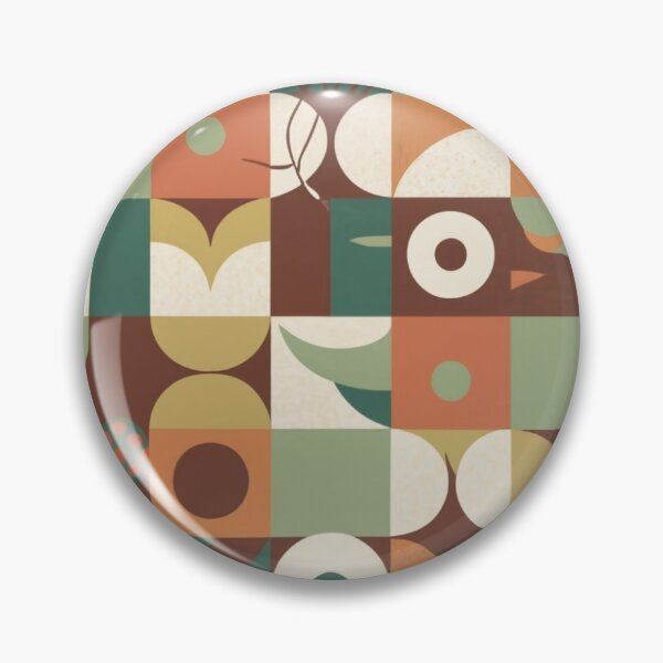 Item preview, Warm Autumn / True Autumn pattern, skin-tone matching, personal color analysis, PCA, abstract geometric pattern designed and sold by look4seasons.