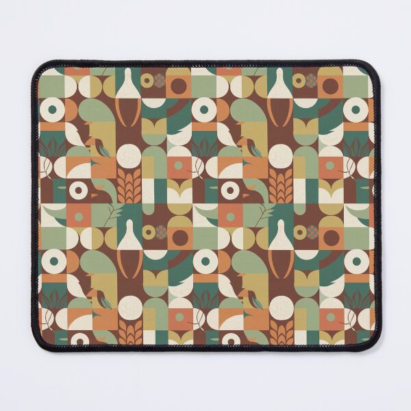 Item preview, Warm Autumn / True Autumn pattern, skin-tone matching, personal color analysis, PCA, abstract geometric pattern designed and sold by look4seasons.