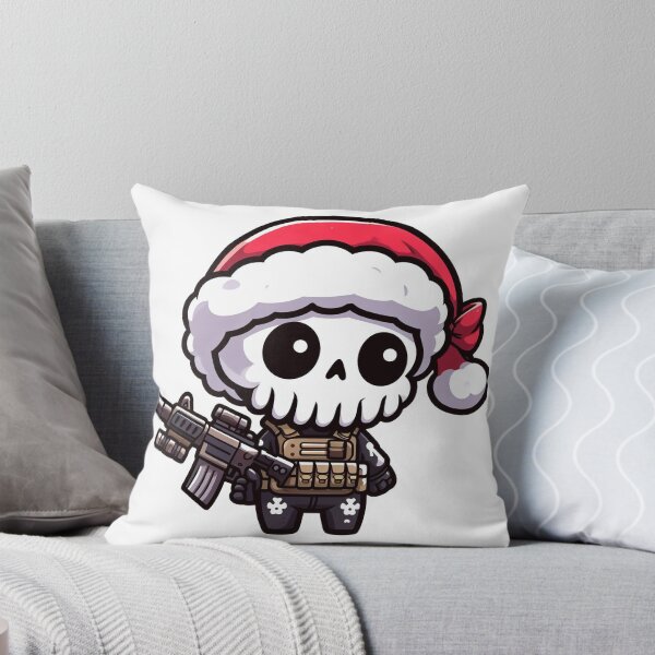 Item preview, Cute Grim reaper with santa hat and tactical gear designed and sold by Wxjtecki.