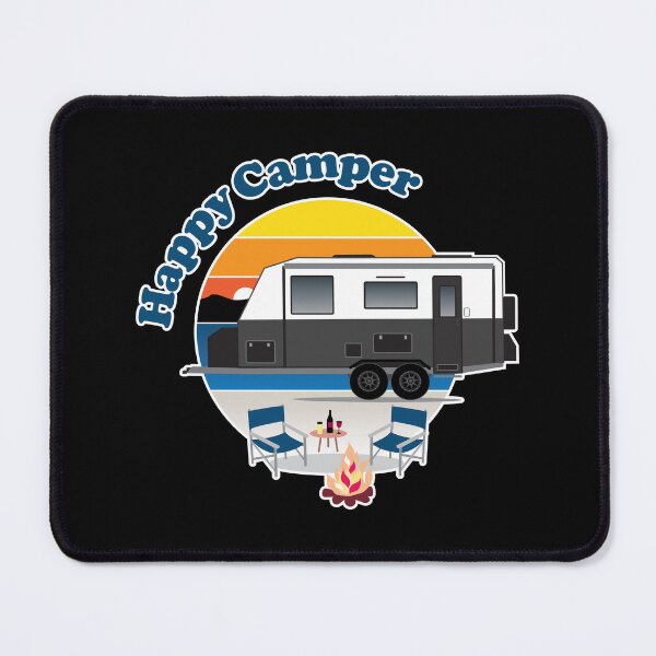 Item preview, Happy Camper Off-Road Caravan Camping - Rear Door designed and sold by Christine Briggs.