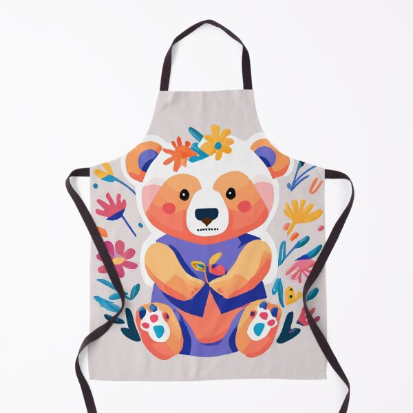 Item preview, Cute teddy bear cub made of flowers designed and sold by fotofeast.