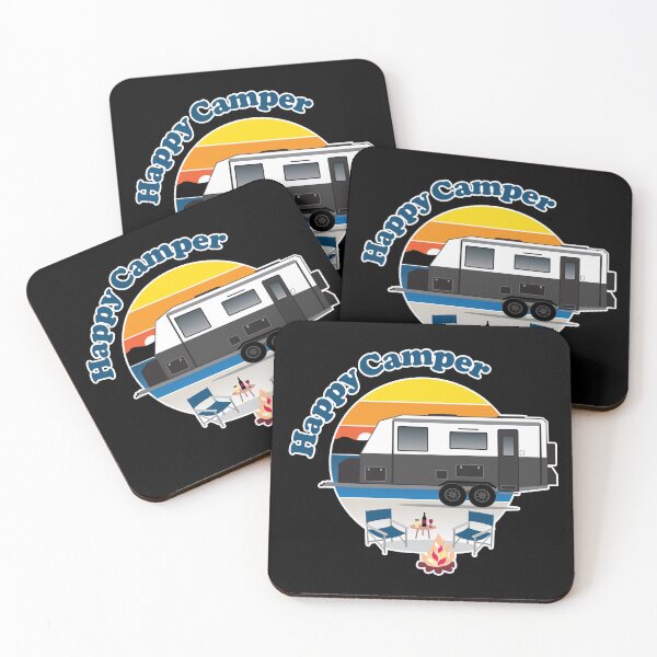 Item preview, Happy Camper Off-Road Caravan Camping - Rear Door designed and sold by Christine  Briggs.