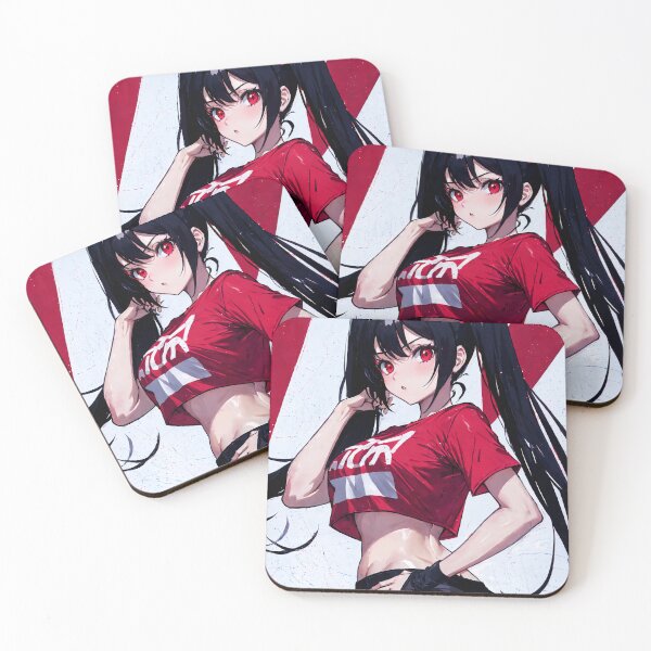 Item preview, Cute Anime Girl black and red designed and sold by ConClaviConDio.