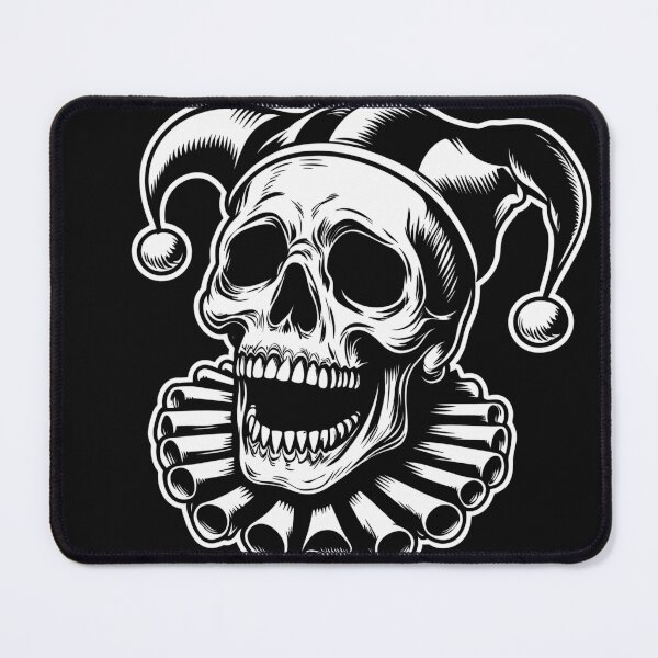 Item preview, Funny black and white joker designed and sold by Dhirendra Rajpurohit.
