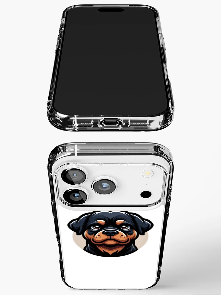 Thumbnail 3 of 5, iPhone Case, Cartoon Rottweiler designed and sold by CharmStudio.