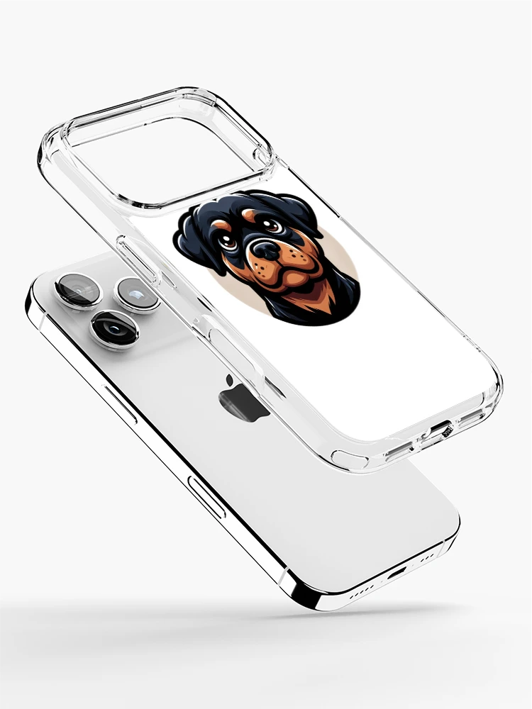 Thumbnail 2 of 5, iPhone Case, Cartoon Rottweiler designed and sold by CharmStudio.