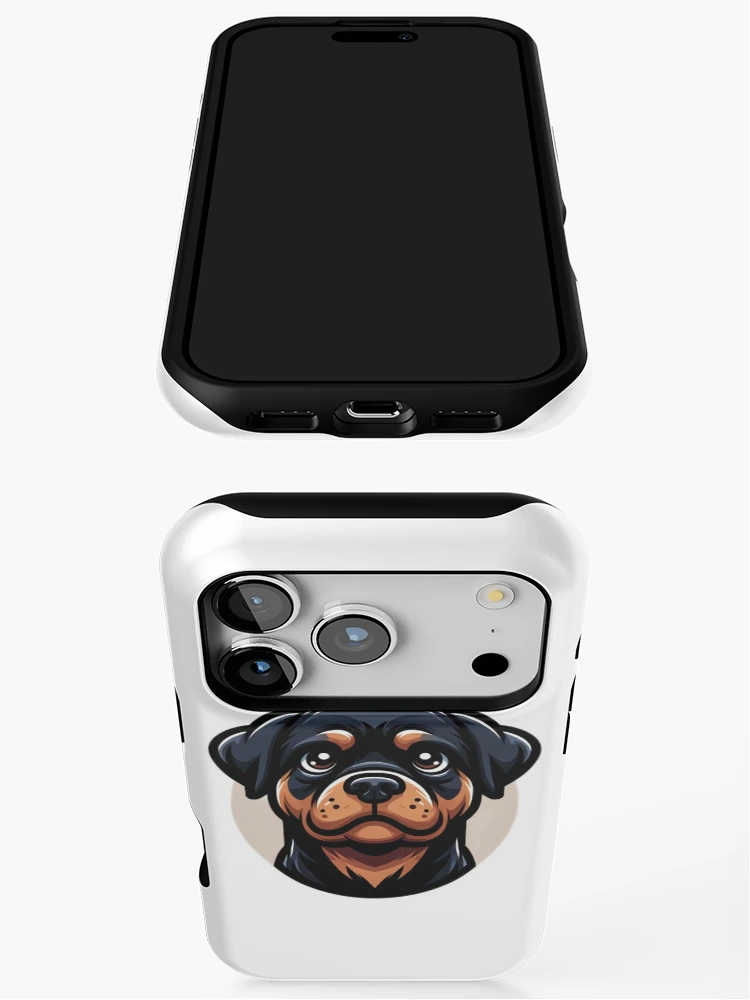 Thumbnail 3 of 4, iPhone Case, Cartoon Rottweiler designed and sold by CharmStudio.