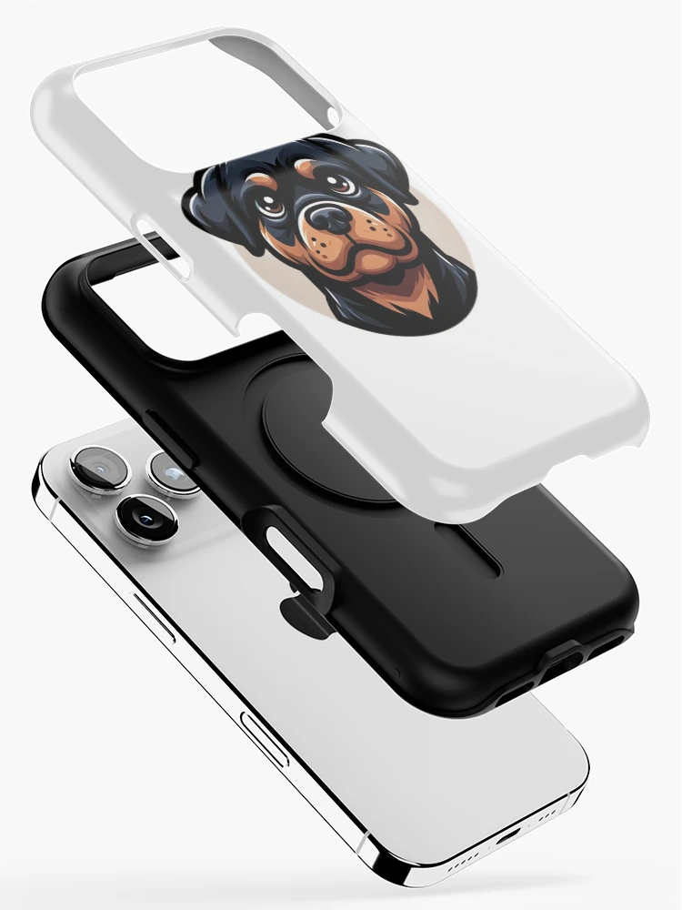 Thumbnail 2 of 4, iPhone Case, Cartoon Rottweiler designed and sold by CharmStudio.