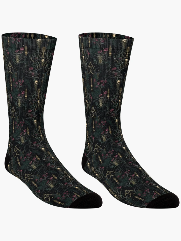 Thumbnail 3 of 5, Socks, Gothic designed and sold by Ritacaloe.