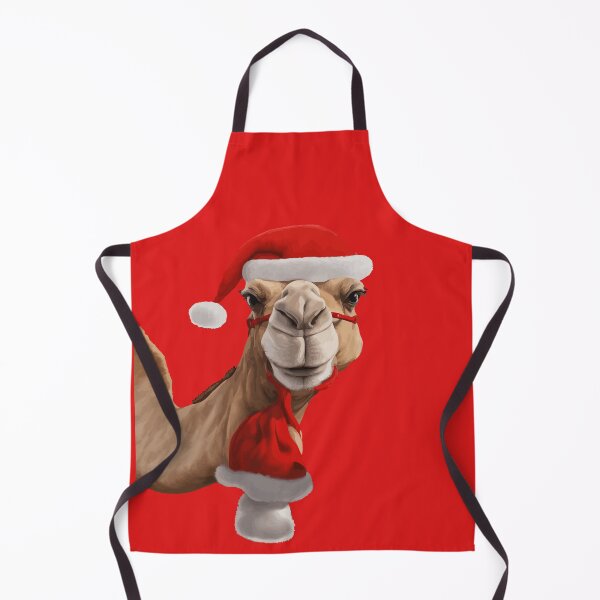 Item preview, Adorable Cute Camel Wearing Santa Hat Christmas v3 designed and sold by taiche.