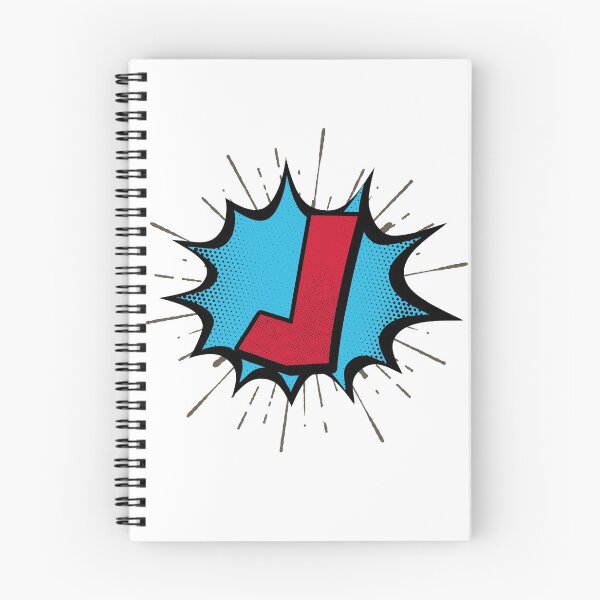 Item preview, Monogram J Cartoon Explosion Effect   designed and sold by simplymonogram.