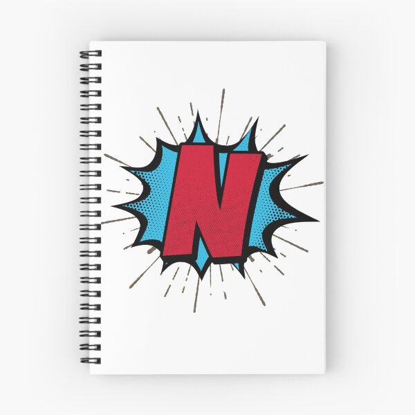 Item preview, Monogram N Cartoon Explosion Effect   designed and sold by simplymonogram.