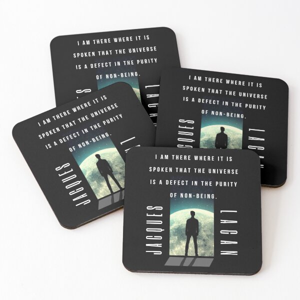 Item preview, Jacques Lacan quote: I am there where it is spoken that the universe is a defect in the purity of non-being. designed and sold by artbleed.