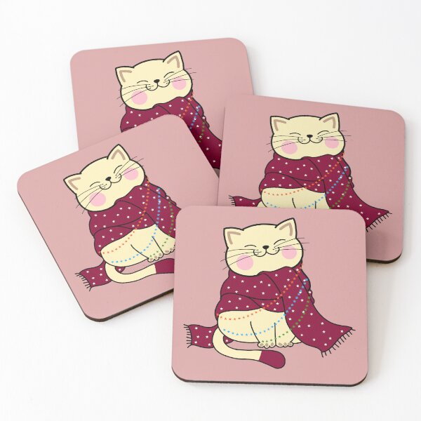 Item preview, Festive feline christmas paws designed and sold by Quacktails.