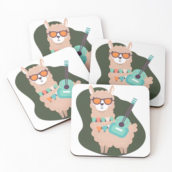 Item preview, llama music style designed and sold by SabyDigitalArt.