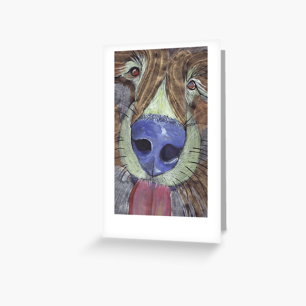 blue Greeting Card