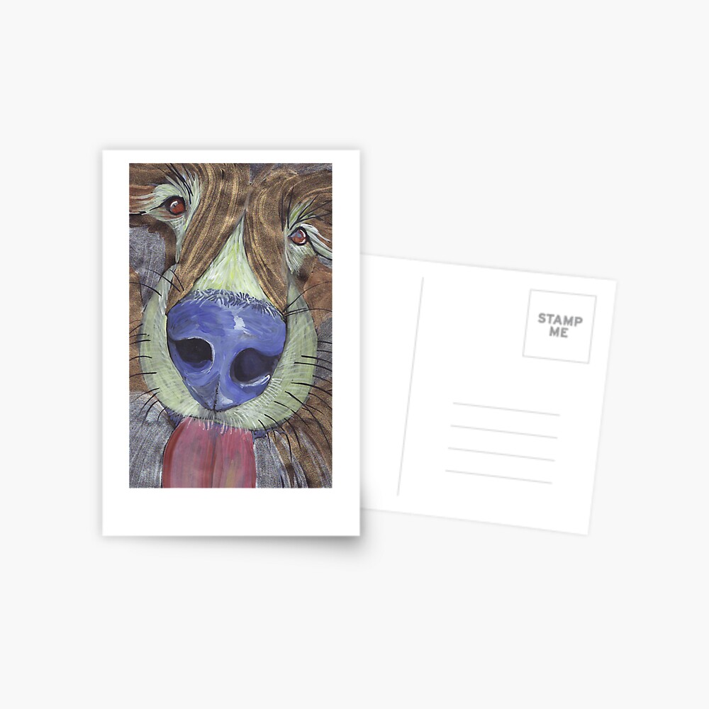 blue Postcard