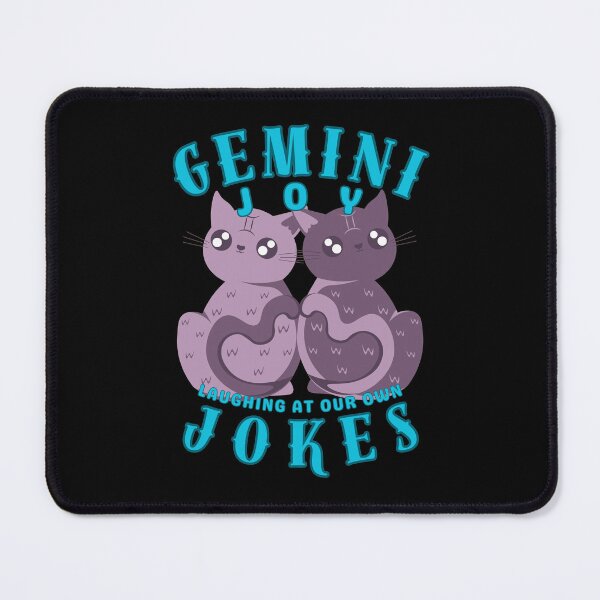 Item preview, Gemini Joy: Laughing At Our Own Jokes. gemini birthday designed and sold by ZodiacWonders.