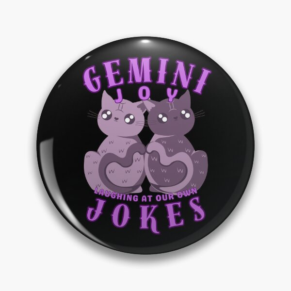 Item preview, Gemini Joy: Laughing At Our Own Jokes. gemini constellation designed and sold by ZodiacWonders.