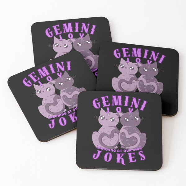 Item preview, Gemini Joy: Laughing At Our Own Jokes. gemini constellation designed and sold by ZodiacWonders.