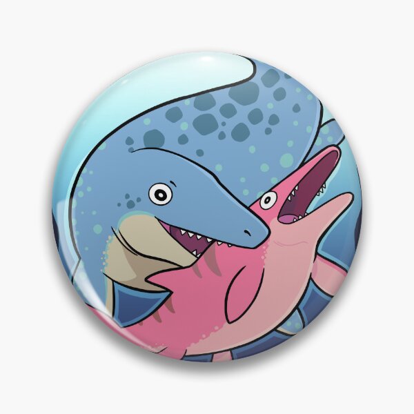 Item preview, Mosasaur Ichthyosaur battle designed and sold by DinoDoggie.