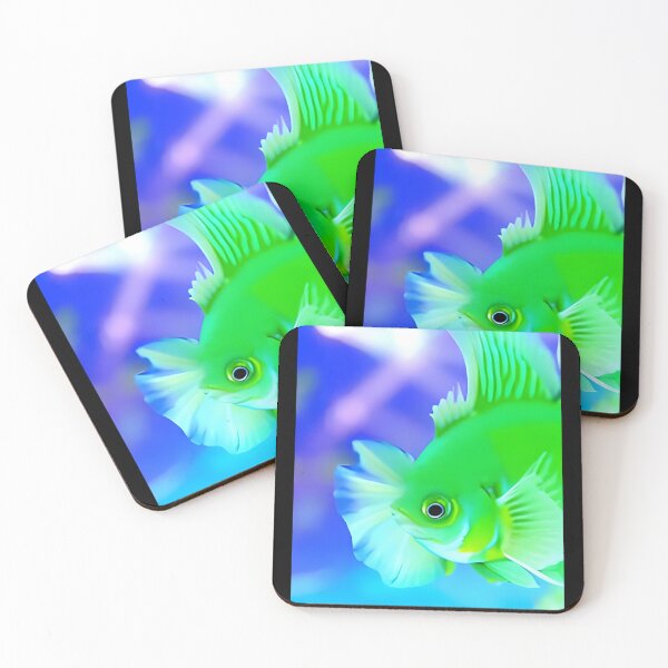 Artikelvorschau, Grüner Fisch entworfen und verkauft von ArtByFrancis.