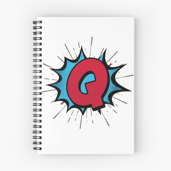 Item preview, Monogram Q Cartoon Explosion Effect   designed and sold by simplymonogram.