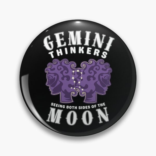 Item preview, Gemini Thinkers: Seeing Both Sides Of The Moon designed and sold by ZodiacWonders.