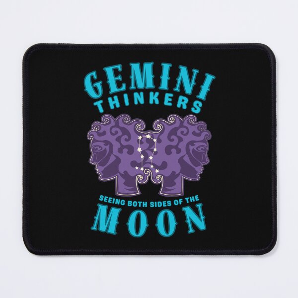 Item preview, Gemini Thinkers: Seeing Both Sides Of The Moon. gemini birthday designed and sold by ZodiacWonders.