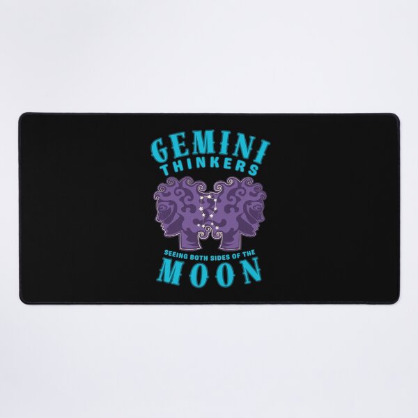Item preview, Gemini Thinkers: Seeing Both Sides Of The Moon. gemini birthday designed and sold by ZodiacWonders.