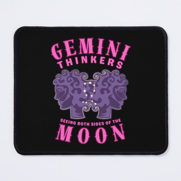 Item preview, Gemini Thinkers: Seeing Both Sides Of The Moon. gemini astrological sign designed and sold by ZodiacWonders.