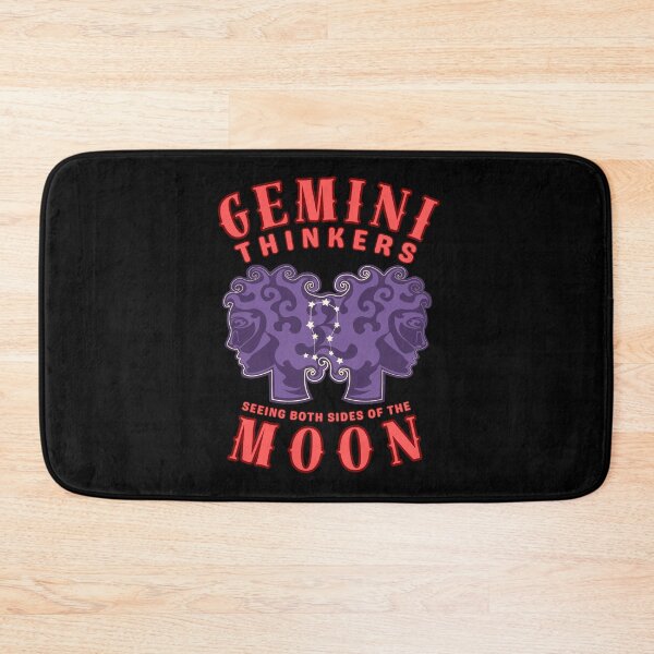 Item preview, Gemini Thinkers: Seeing Both Sides Of The Moon. gemini astrology designed and sold by ZodiacWonders.