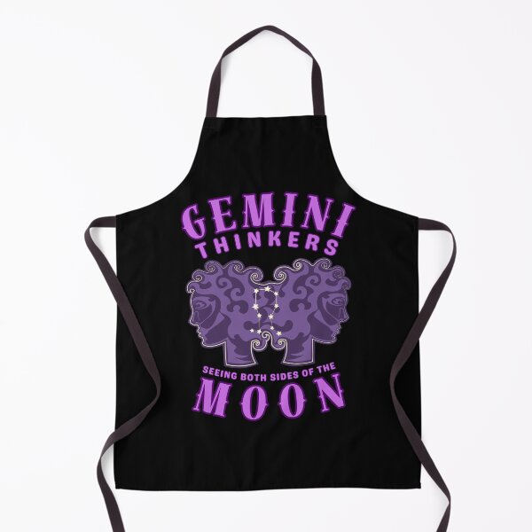 Item preview, Gemini Thinkers: Seeing Both Sides Of The Moon. gemini constellation designed and sold by ZodiacWonders.