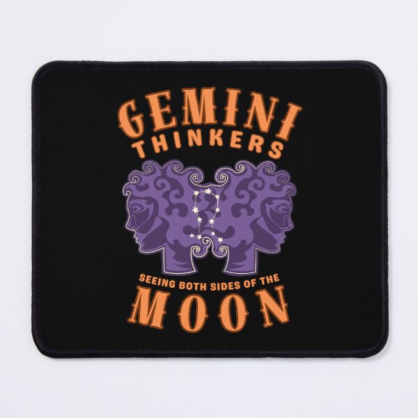 Item preview, Gemini Thinkers: Seeing Both Sides Of The Moon. gemini quote designed and sold by ZodiacWonders.