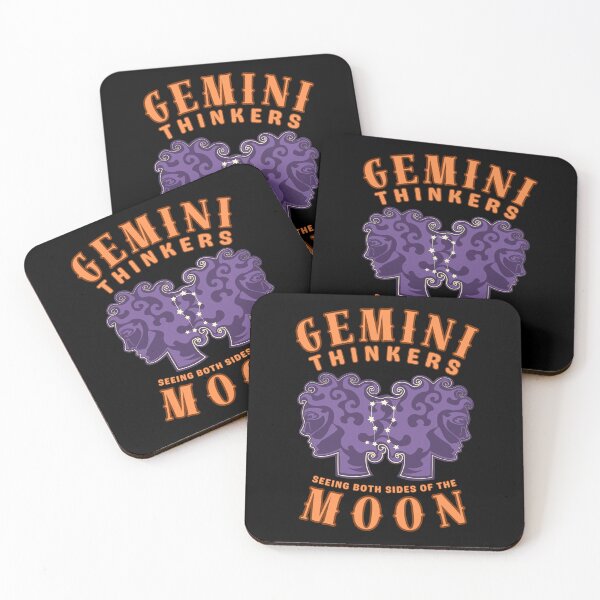 Item preview, Gemini Thinkers: Seeing Both Sides Of The Moon. gemini quote designed and sold by ZodiacWonders.