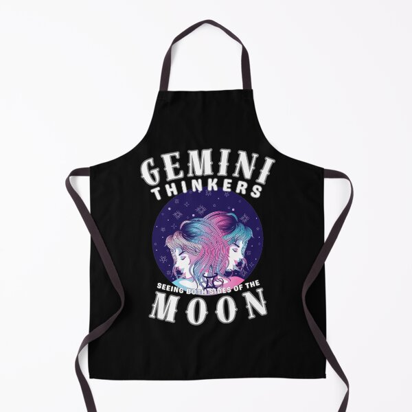 Item preview, Gemini Thinkers: Seeing Both Sides Of The Moon. gemini sayings designed and sold by ZodiacWonders.