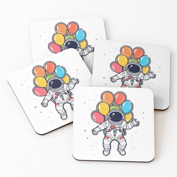 Item preview, Astronaut playing with balloon designed and sold by yumi86.