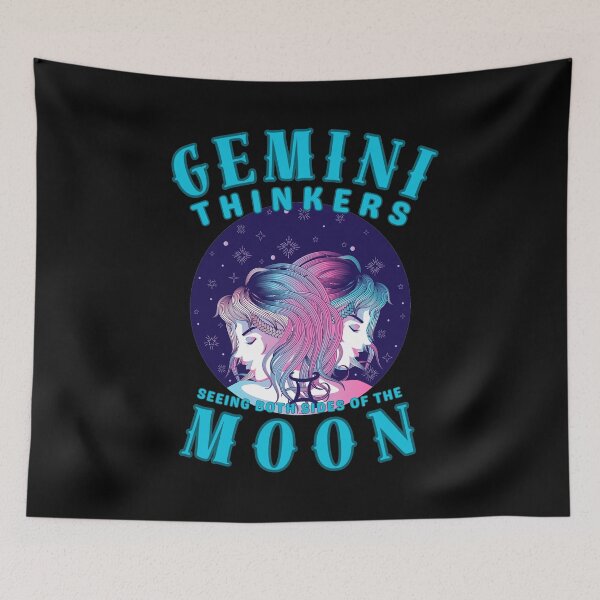 Item preview, Gemini Thinkers: Seeing Both Sides Of The Moon. gemini may designed and sold by ZodiacWonders.