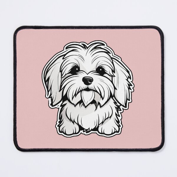 Item preview, Cute Havanese Dog, White Dog designed and sold by Bilisik.